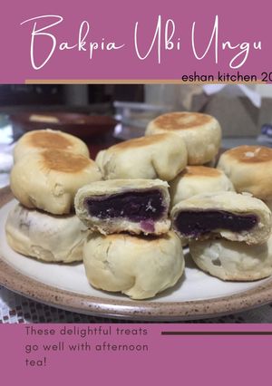 Foto resep 11. Bakpia Pathuk Ubi Ungu (Bakpia Kering / Bakpia Teflon)