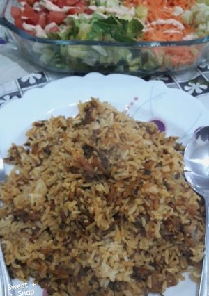 عکسی از دستور گشنیز پلو