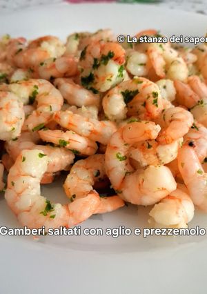 Foto di Gamberi Saltati con Aglio e Prezzemolo 🦐☘️