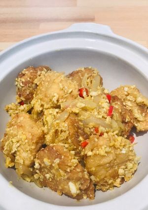 Foto resep Udang telur Asin