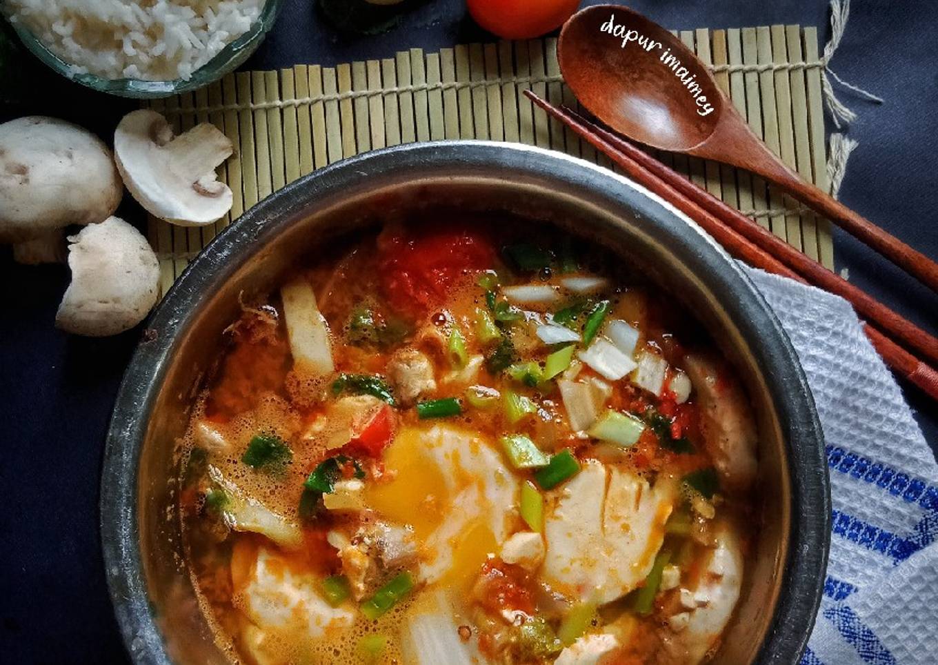 Sundubu Jjigae (Sup Tofu Pedas)