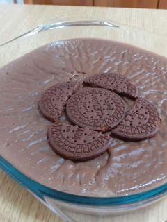 Una foto de Natillas de chocolate