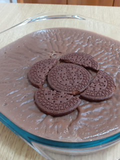 Una foto de Natillas de chocolate