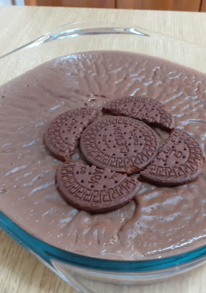 Una foto de Natillas de chocolate