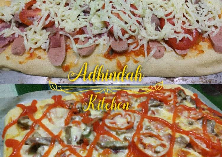 Cara Gampang Menyiapkan Meat Lovers Pizza By AdhindahKitchen 😘, Enak