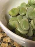 Boiled fava beans