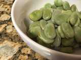 boiled fava beans