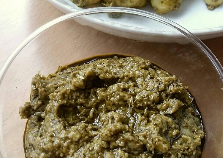 Recipe of Any-night-of-the-week Vickys Vegan Pesto with Nut-Free Option, GF DF EF SF NF