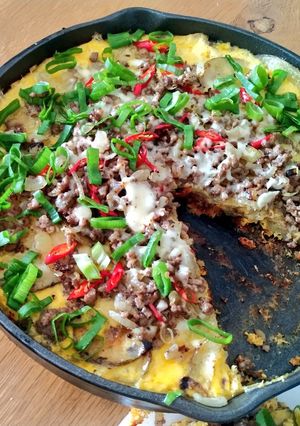 Foto resep Casserole Kentang Keju tanpa oven