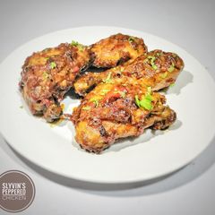 A picture of Peppered steamed chicken.