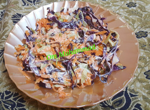 صورة لوصفة سلطة الملفوف بالمايونيز 🥗