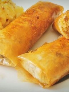 Una foto de Rollitos Chinos o de Primavera