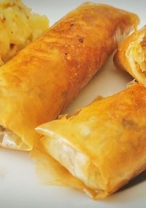Una foto de Rollitos Chinos o de Primavera