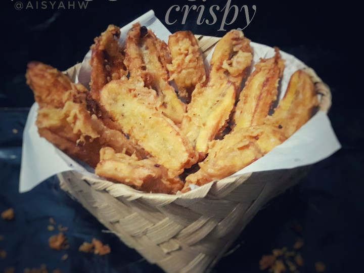 Anti Ribet, Bikin Pisang goreng crispy (renyahnya awet) Kekinian