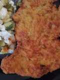 Milanesas con mostaza y hierbas