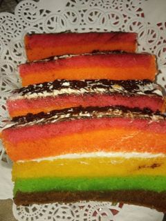 Foto resep Rainbow Cake