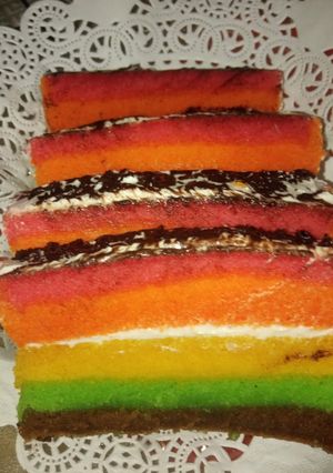 Foto resep Rainbow Cake