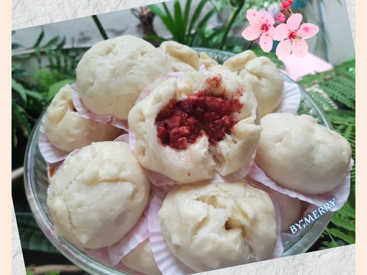 Cara Gampang Menyiapkan Resep 168. Bapao isi Ayam Panggang Merah yang Sempurna Anti Ribet, Sempurna