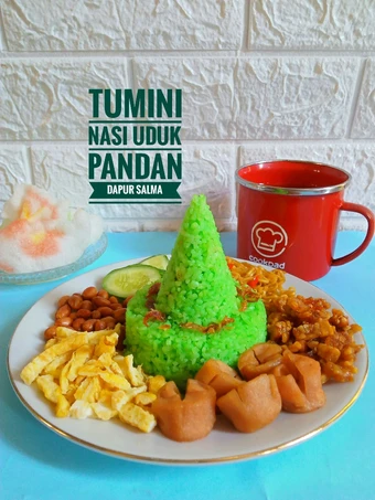 Cara Gampang Membuat Resep Tumini Nasi Uduk Pandan yang Lezat Anti Ribet, Uenak Banget