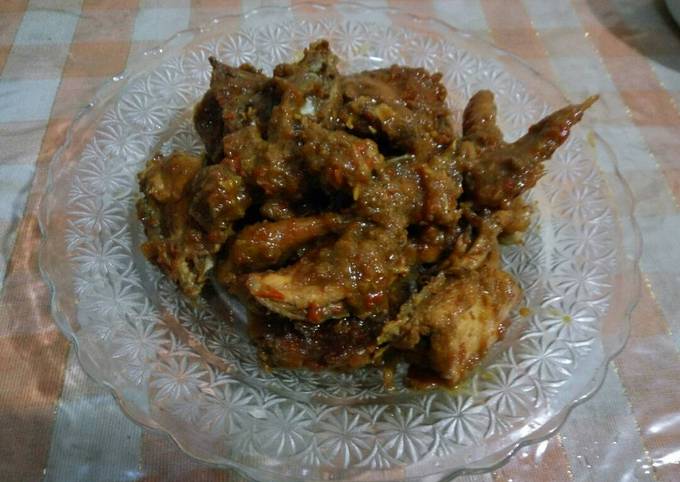 Rica-rica kecap ayam kampung