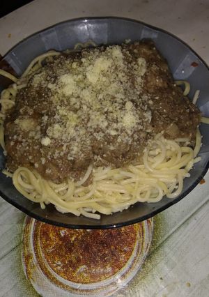 Una foto de Carne a la olla con cebolla