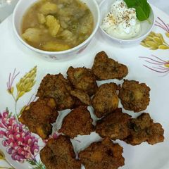 A picture of Rajgira Flour Potato Pakore Farali Crispy Pakore (Amarnath Flour).