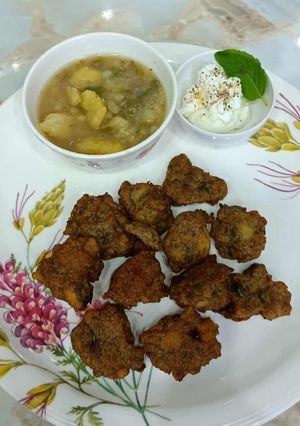 A picture of Rajgira Flour Potato Pakore Farali Crispy Pakore (Amarnath Flour).
