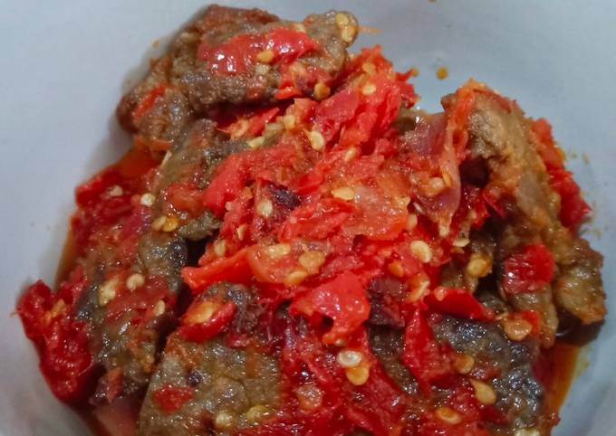 Dendeng Balado Basah