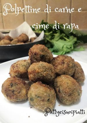 Foto di Polpettine di carne e cime di rapa