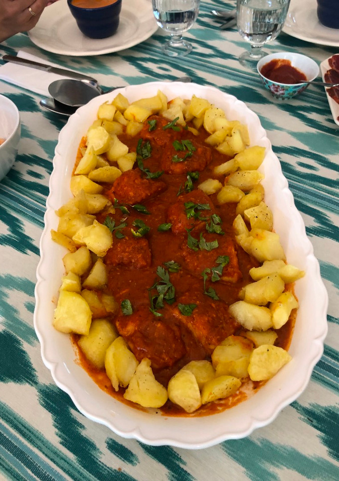 Una foto de Carne con Tomate