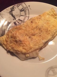 Una foto de Tortilla con beicon y queso