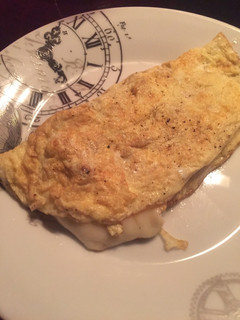 Una foto de Tortilla con beicon y queso