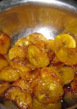 A picture of Ghee roasted Banana fry.