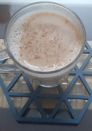 A picture of Instant coffee with coffee mate.