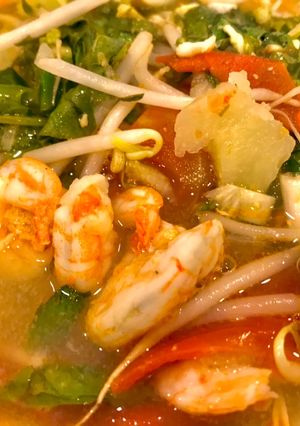 Hình của món Canh chua tôm.