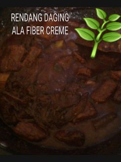 Foto resep Rendang Daging Ala Fiber Creme (Edisi lebaran)