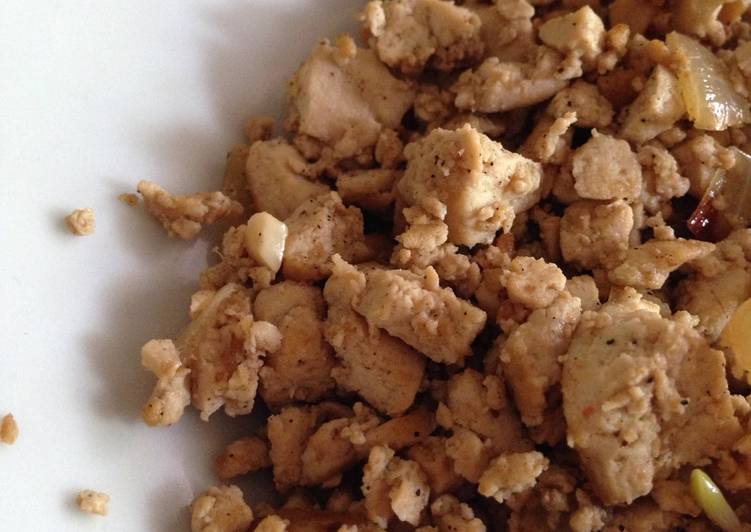 Step-by-Step Guide to Prepare Yummy Teriyaki tofu scramble