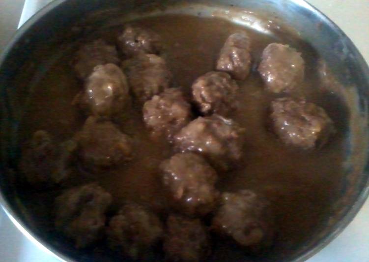 Recipe of Super Quick Homemade grandma&#39;s Swedish meatballs