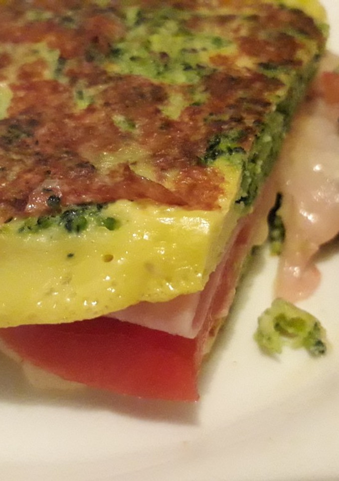 Una foto de Sándwich de brócoli