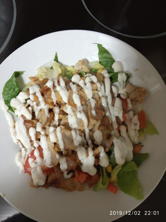 Una foto de Ensalada de kebab