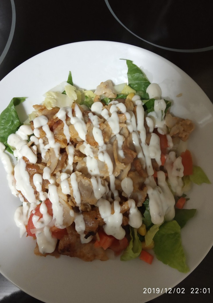 Una foto de Ensalada de kebab