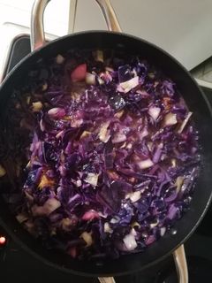 Párolt lilakáposzta 😊 recept fotója