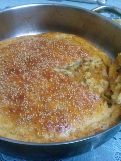 صورة لوصفة فطيرة تركية بالفراخ و الخضروات