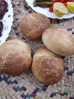عکسی از دستور نان همبرگرخانگی