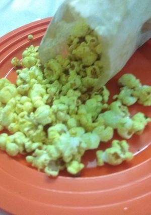 A picture of Masala popcorn.