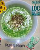 Cháo cá lóc rau mồng tơi mix hạt lanh