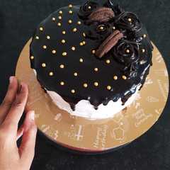 ડાર્ક ચોકલેટ ટ્રફલ કેક (Dark Chocolate Truffle Cake Recipe In Gujarati)-レシピのメイン写真