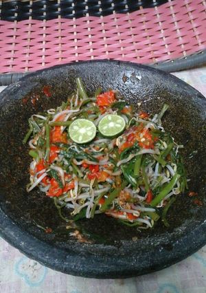 Foto resep Plecing kangkung tauge