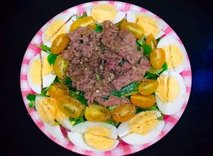 Hình của món Salad Rau Càng Cua.