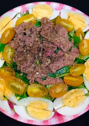 Hình của món Salad Rau Càng Cua.